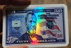  50 Bill Credit Debit Card Skin Sticker Atm 50 America Fifty Gift Usa Money