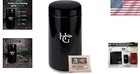 500ml Airtight Uv Glass Jar - Smell-proof Container For Fresh Herbs   Spices