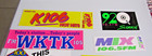 Vintage Baltimore Radio Station 19 Different Bumper Sticker Lot 92q 98 Rock Wktk