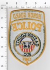 Gaston County Honor Guard Police North Carolina    Collectible Embroidered Patch