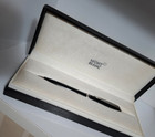 Montblanc Pix Black Resin Ballpoint Pen Platinum Trim Mb132495 Germany With Box