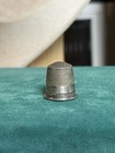 Vintage Sterling Silver Sewing Thimble Signed Sc