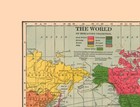 Historic Map - World - Hammond 1910 - 30 06 X 23 - Vintage Wall Art