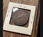 1837 Executive Experiment Hard Times Token  Turtle And Donkey Fine unc  Cond   