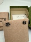 Authentic Gucci Interlocking Marmont Studs Sterling Silver