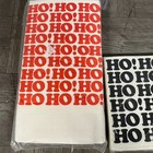 Vtg Holiday Cocktail  Party Napkins  50 Total Santa Ho Ho Ho Santa Christmas