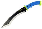 16   Curved Blade Hunting Knife Straight Camping Outdoor Knives Tactical Green  