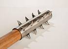 Historic Collectable Medieval 28  Mace  Curved Spike Club Wood Shaft Solid
