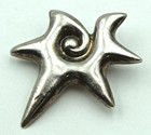 William Spratling Taxco Mexico 980 Sterling Silver Spiral Shell Star Brooch 7 3g
