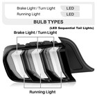 For 2015-2022 2023 Ford Mustang Led Tail Lights Brake Lamp W  Sequential Signals