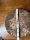 Antique Vintage Cast Iron Wood Stove Eye Burner Cover Lid 8 7 16   