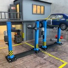 1-43 Scale Toy Car Twin Post Lift  Elevator For Garage Work Shop Diorama