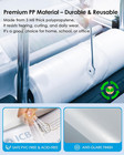 Sheet Protector For 3 Ring Binder  Plastic Sleeves For Paper 8 5 X 11 Inch  Clea