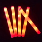 102 Pcs Light Up Foam Sticks Glow Wand Rally Dj Flashing Glow Stick For Party