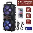 3000w Portable Bluetooth Speaker Sub Woofer Heavy Bass Sound System Party remote