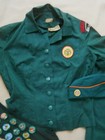 Vintage Girl Scout Leader 4 Piece Uniform   Jacket   Skirt   Hat   Sash