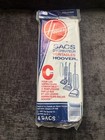 Hoover Type C Upright Vacuum Cleaner Bags 4 Pack Genuine Oem  Condition Is New