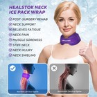 Healstok Neck Ice Pack Wrap Cervical Cold Compress For Injuries - Reusable Hot