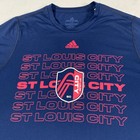 St Louis City Sc Shirt Mens Large Mls Soccer Adidas Aeroready Creator Tee 2020