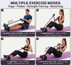 Multi-functional Yoga Pull Rope  Arms  Legs  Waist  Abs  6-tube Resistance Band