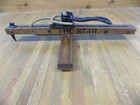 Vintage Cast Iron   Wood Carpet Stretcher  the Star  Excellent Condition