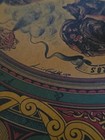 Large Vintage Italian Globe Bar Floor Model Zodiac Map Signed Mcm Repairable