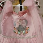 Girls Minnie Mouse Pink Tulle Tutu Dress Sleeveless Bow Rhinestone Size 7-8