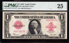 Very Nice Bold   Crisp Vf  1923  1  red Seal  Us Legal Tender Note  Pmg 25  2527