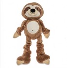 Baby Plush Toy Sloth Brown Stretchy Rattle Stuffed Nwt Spark Create Imagine