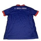 Diaza Design In Us Youth Medium Blue Red Rough Riders Soccer Jersey