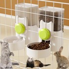 Automatic Hanging Rabbit Feeder Water Dispenser Small Pets Cage Accessories New