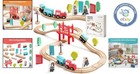 Expandable Wooden Train Set  39 Pcs  For Kids     Compatible With Major Brands