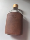  lot Of 5 maker s Makers Maker Mark Glass Logo Flask With Sleeve 200ml Leather