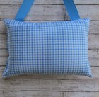Custom Personalized Tooth Fairy Pillow   Tooth Pillow   Blue green Plaid
