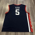 Vtg Reebok Olympics Team Usa Jason Kidd Basketball Jersey Blue Red 2xl  13 