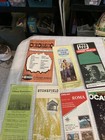 Vintage Travel Guides Brochures Maps Pamphlets Vacations Attractions Large Lot