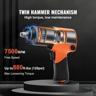 Uimoso Air Impact Wrench 1 2 square Drive 880ft-lbs Nut-busting Torque 90-120psi