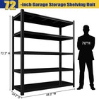 3000lbs Garage Shelving  Heavy Duty Storage Shelves  Adjustable Industrial Shelf