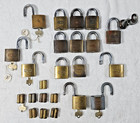 Lot Of 15 Vtg Best Padlocks 8 Interchangeable Cores   5 Keys Brass   Steel Lock