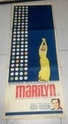 Marilyn Monroe With Rock Hudson Original 1963 Movie Poster 36 X 14