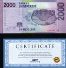 Albania 2000 Leke 2020 Banknote Uncirculated -best-