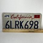 Vtg California 2011 Car Auto License Plate 6lrk698 Garage Man Cave Pub Decor