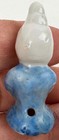 Vintage Porcelain Miniature Pin Cushion Half Doll 1 3 4  Tall - Japan