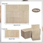 60 Pcs Burlap Printed Napkins  Guest Towels Disposable Bathroom Hand Towels