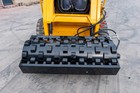 1 5m Skid Steer Loader Padfoot Compactor Wheel Soil Roller Attachment For Bobcat