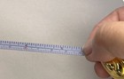 Vintage Gold Tone Metal Scallop Clam Shell 39  Retractable Sewing Tape Measure 