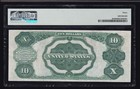 Us 1908  10 Tombstone Silver Certificate Fr 304 Pmg 30 Vf  616 