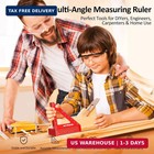 3 8 mini 3d Multi-angle Measuring Square Ruler  Wt102a High Precision Hole Scrib