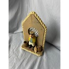 Vintage Hand Carved Wood Sea Captain Nautical Shadow Box Sailor Folk Art Decor