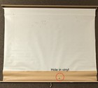 Vintage Rand Mcnally Corp  World Political Classroom Pull Down Retractable Map